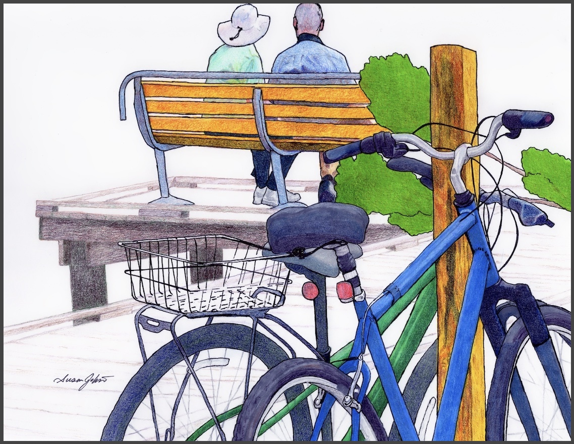 Bench with a View Print of Original