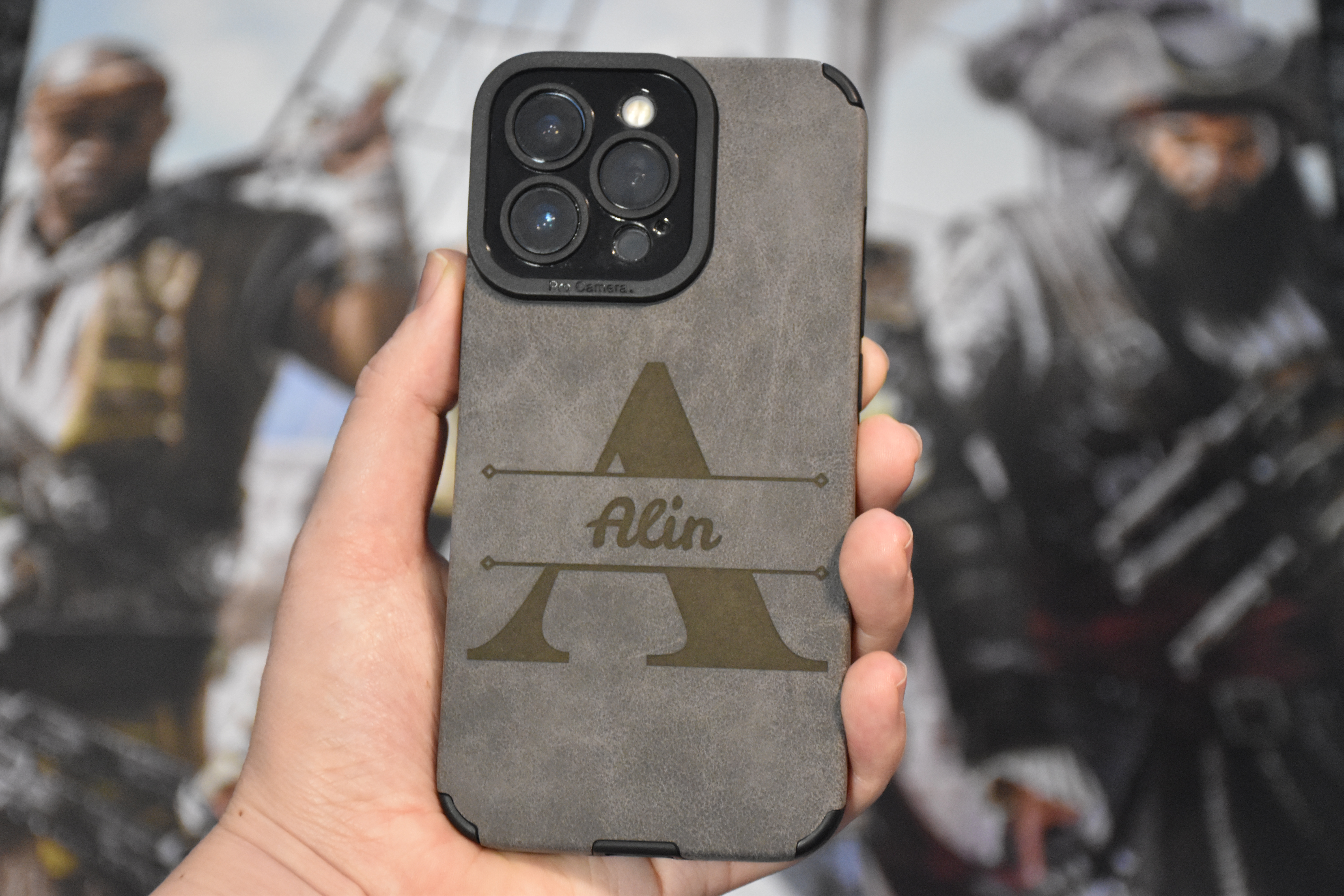 Custom Engraved Leather Phone Cases