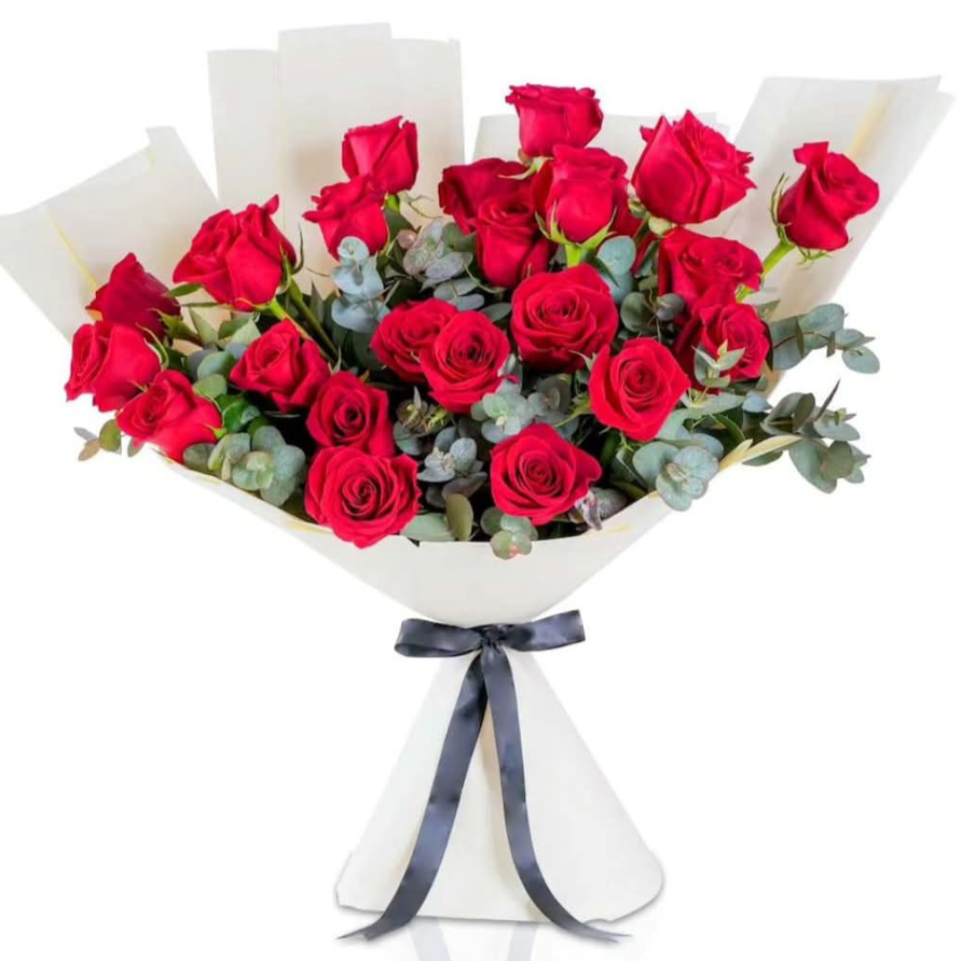 Elegant Red Rose Bouquet