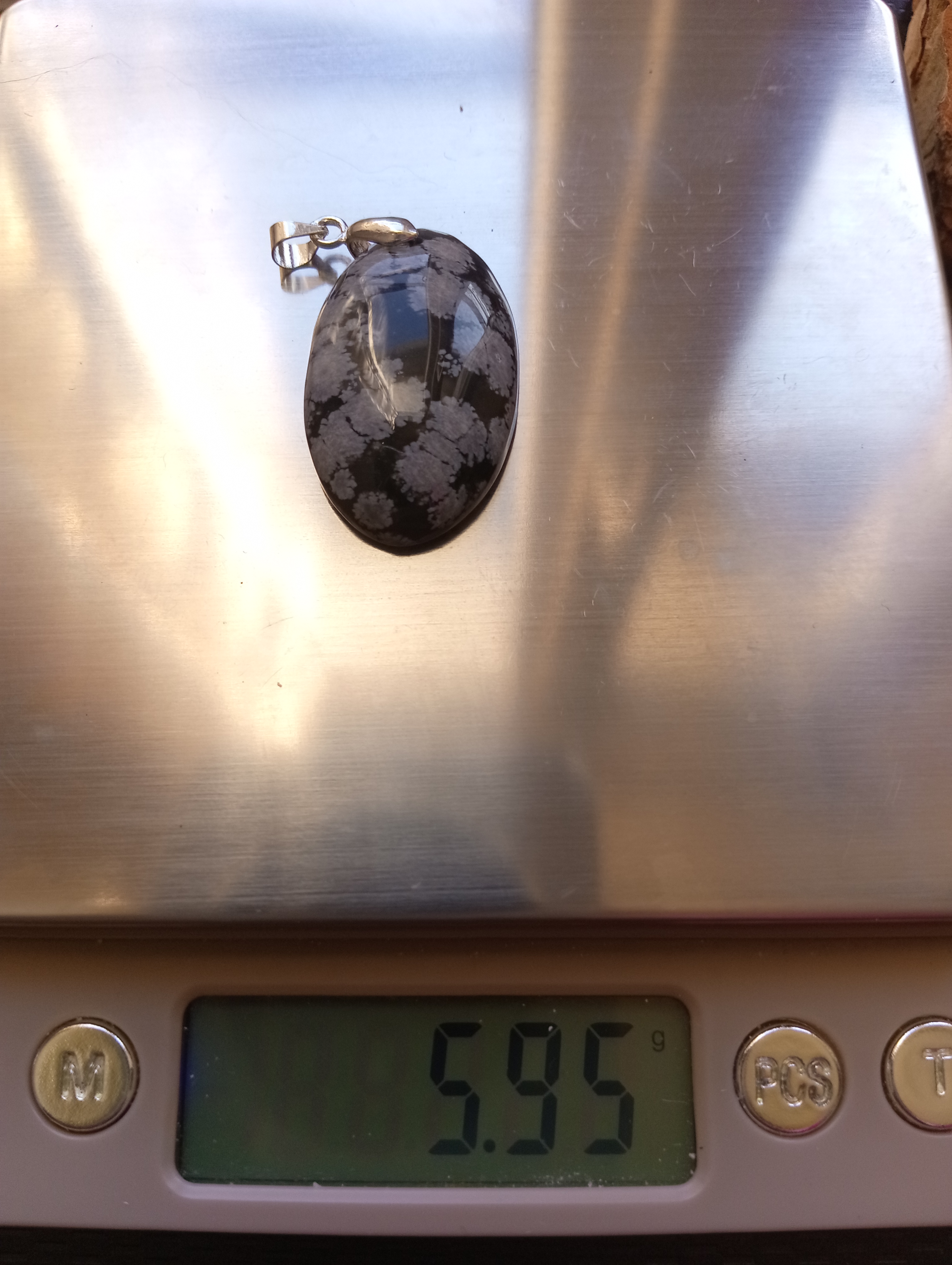 Obsidienne flocon de neige
