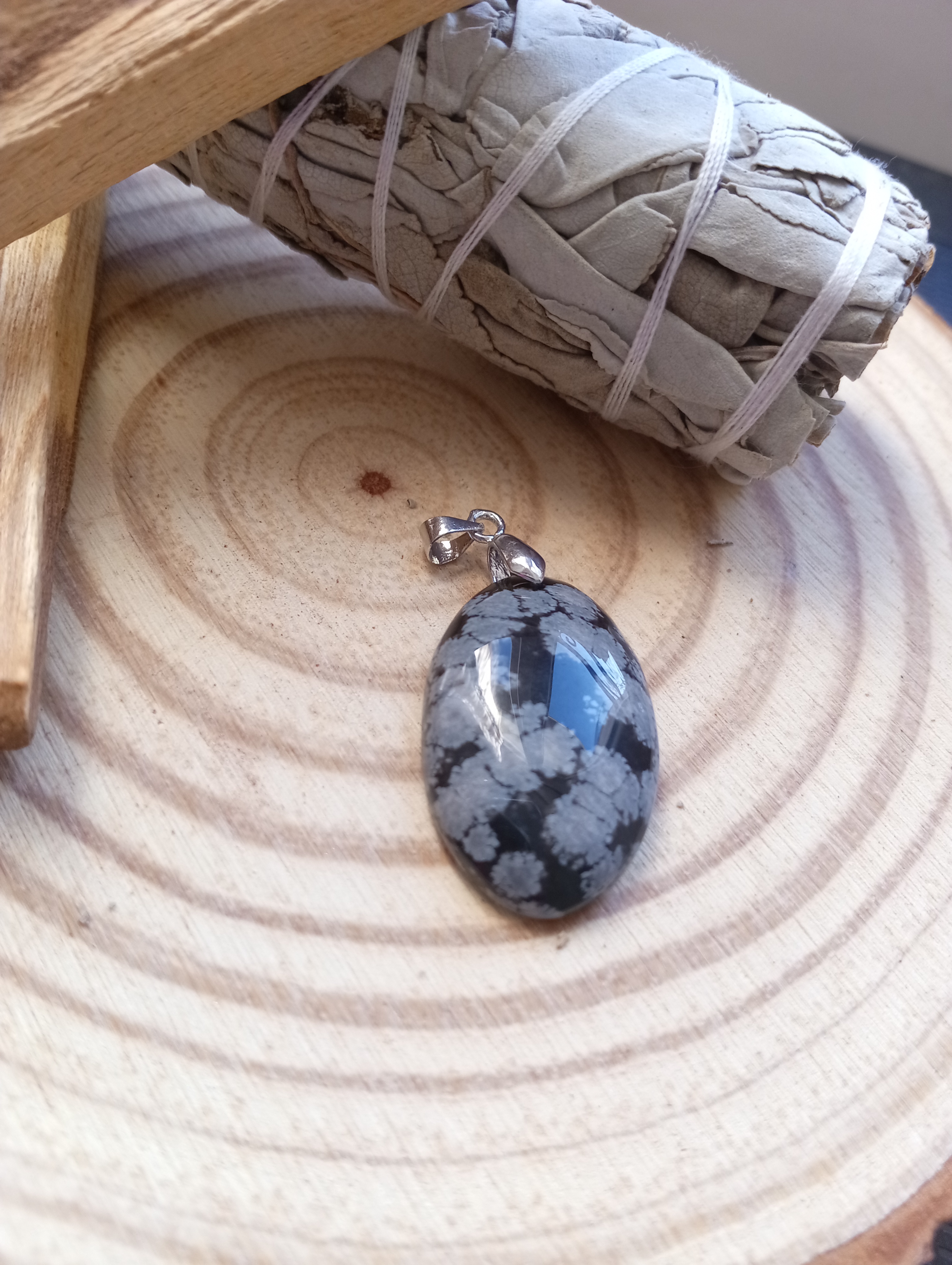 Obsidienne flocon de neige