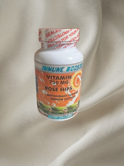 IMMUNE BOOSTER VITAMIN C WITH ROSE HIPS (90)