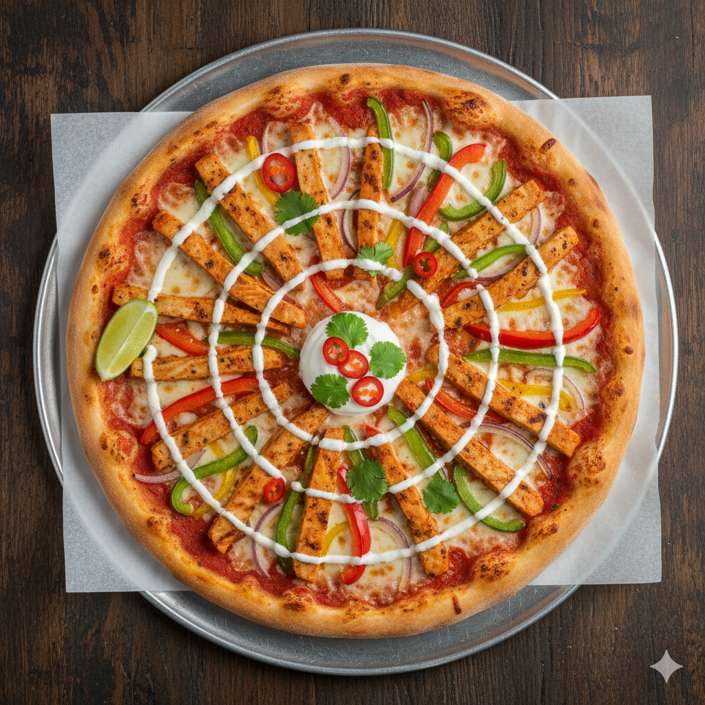 Chilli Chicken Fajita pizza