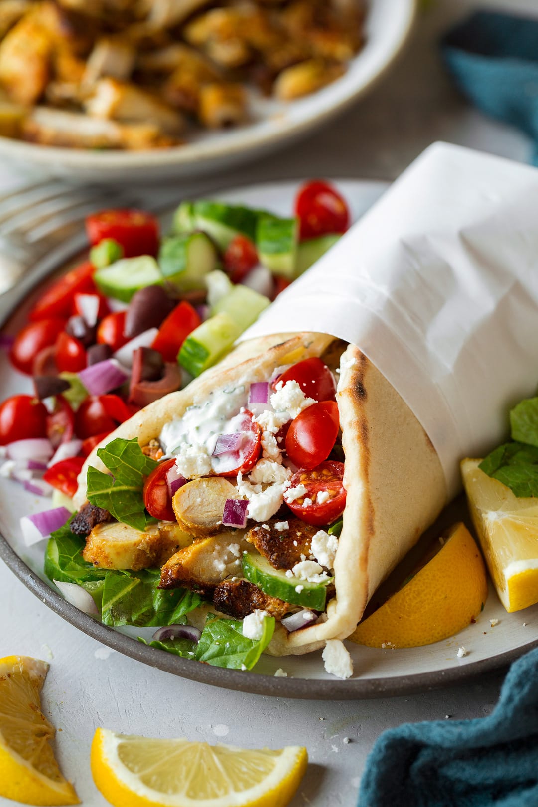 Greek Chicken Gyro for 4 people