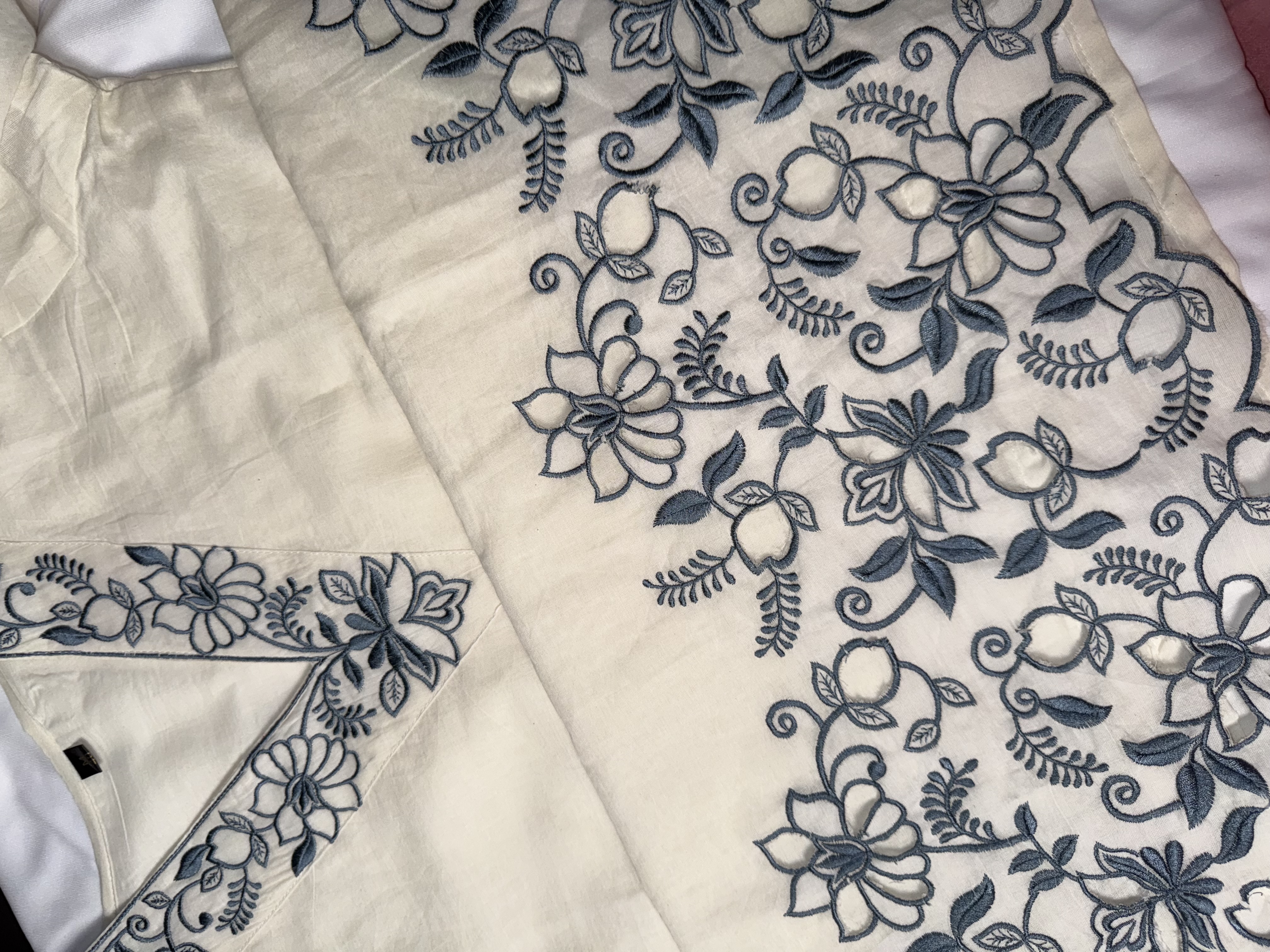 Embroidered co-ord set