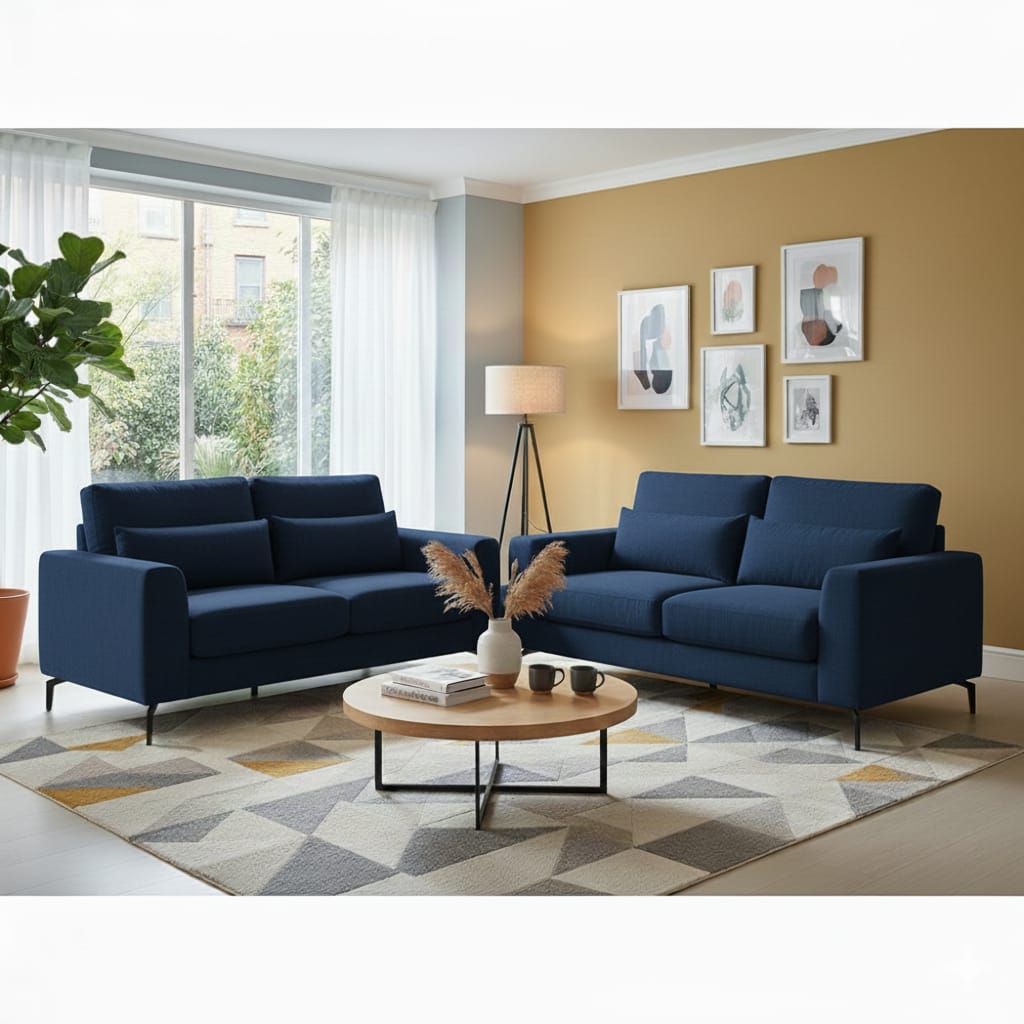 Leeroy ( 3+2 Seater Fabric Sofa )