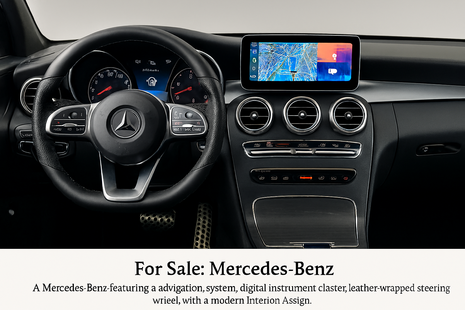 Mercedes-Benz Navigasyon Destekli Multimedya Ekran