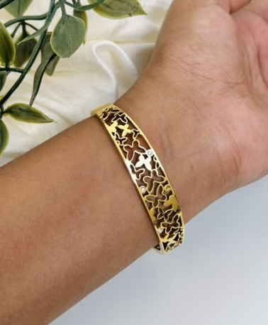 Gold Plated Filigree Bracelet
