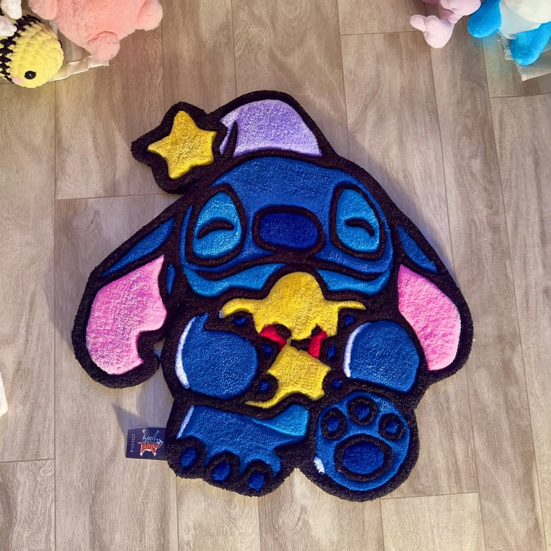 Custom Stitch Rug – Lilo & Stitch Disney Carpet for Fans, Gamers & Collectors