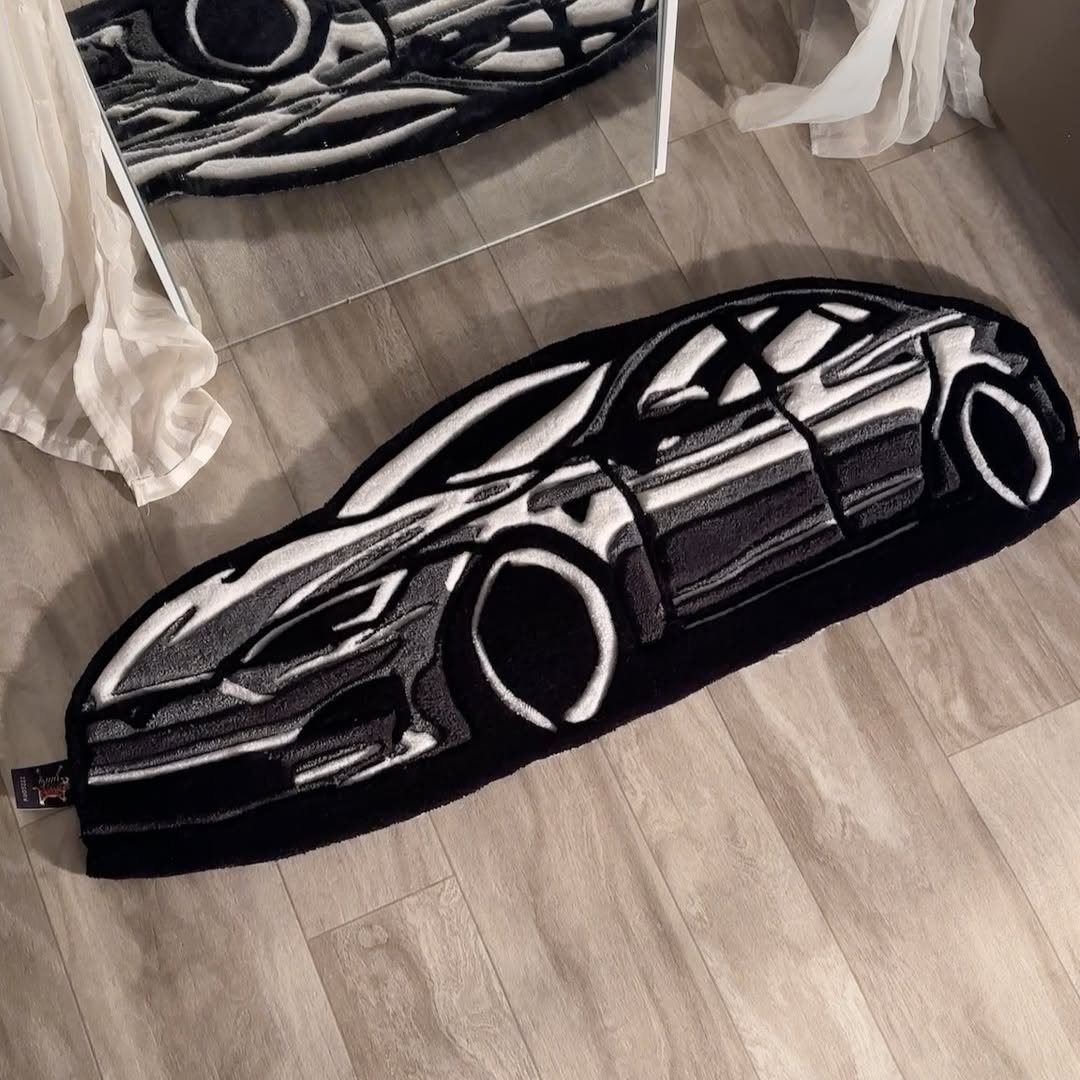 Custom Tesla Car Rug – Premium Floor Mat for Model 3, Model Y, Model S & Model X | Luxury Car Interior Upgrade
