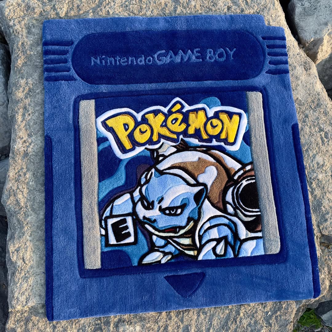Custom Blastoise Rug – Powerful Water-Type Pokémon Carpet for Gamers, Collectors & Anime Fans