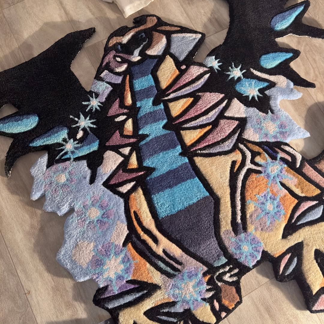 Custom Giratina Rug – Legendary Pokémon Anime Carpet for Collectors, Gamers & Otaku