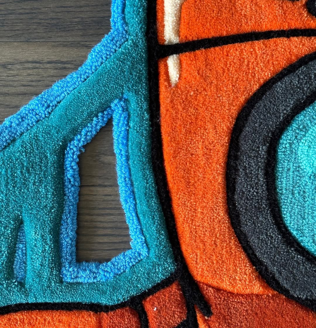 Custom Rotom Rug – Electric Ghost-Type Pokémon Carpet for Gamers, Collectors & Anime Fans