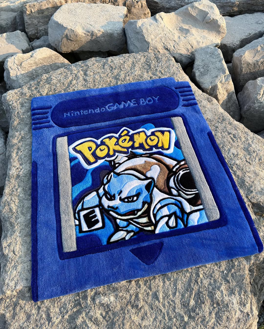Custom Blastoise Rug – Powerful Water-Type Pokémon Carpet for Gamers, Collectors & Anime Fans