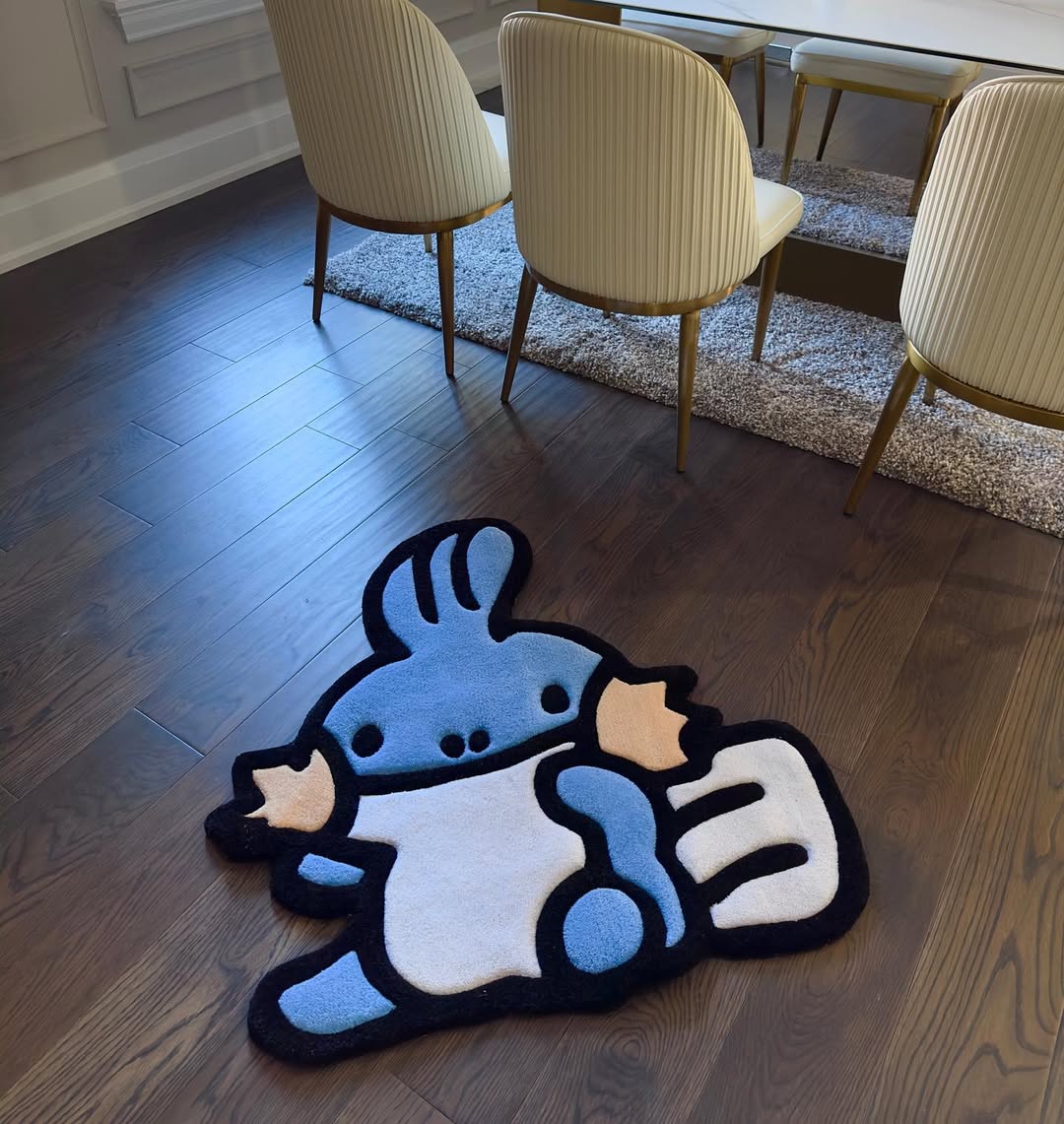 Custom Mudkip Rug – Cute Water-Type Pokémon Carpet for Collectors, Gamers & Anime Fans