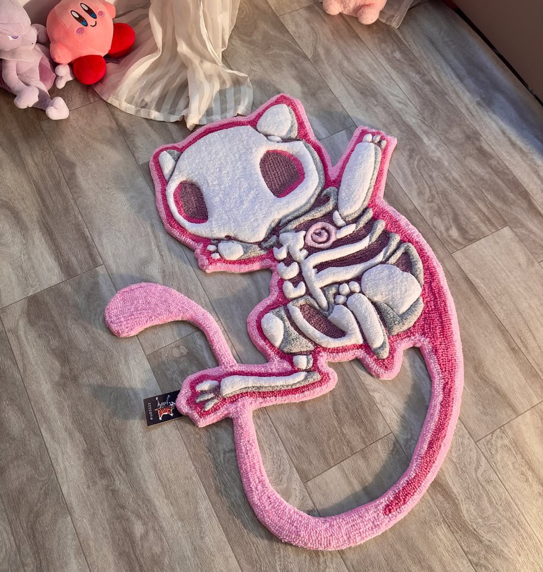 Custom Mew Rug – Legendary Pokémon Anime Carpet for Collectors, Gamers & Otaku