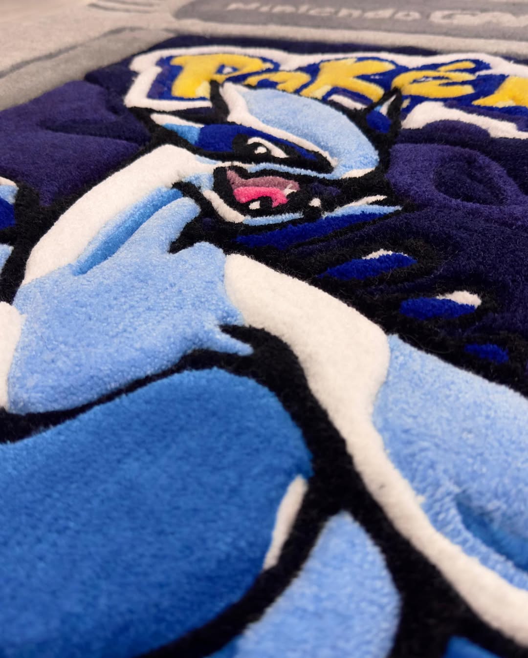 Custom Pokémon Silver Game Boy Cartridge Rug – Retro Gaming Carpet for Collectors, Gamers & Anime Fans