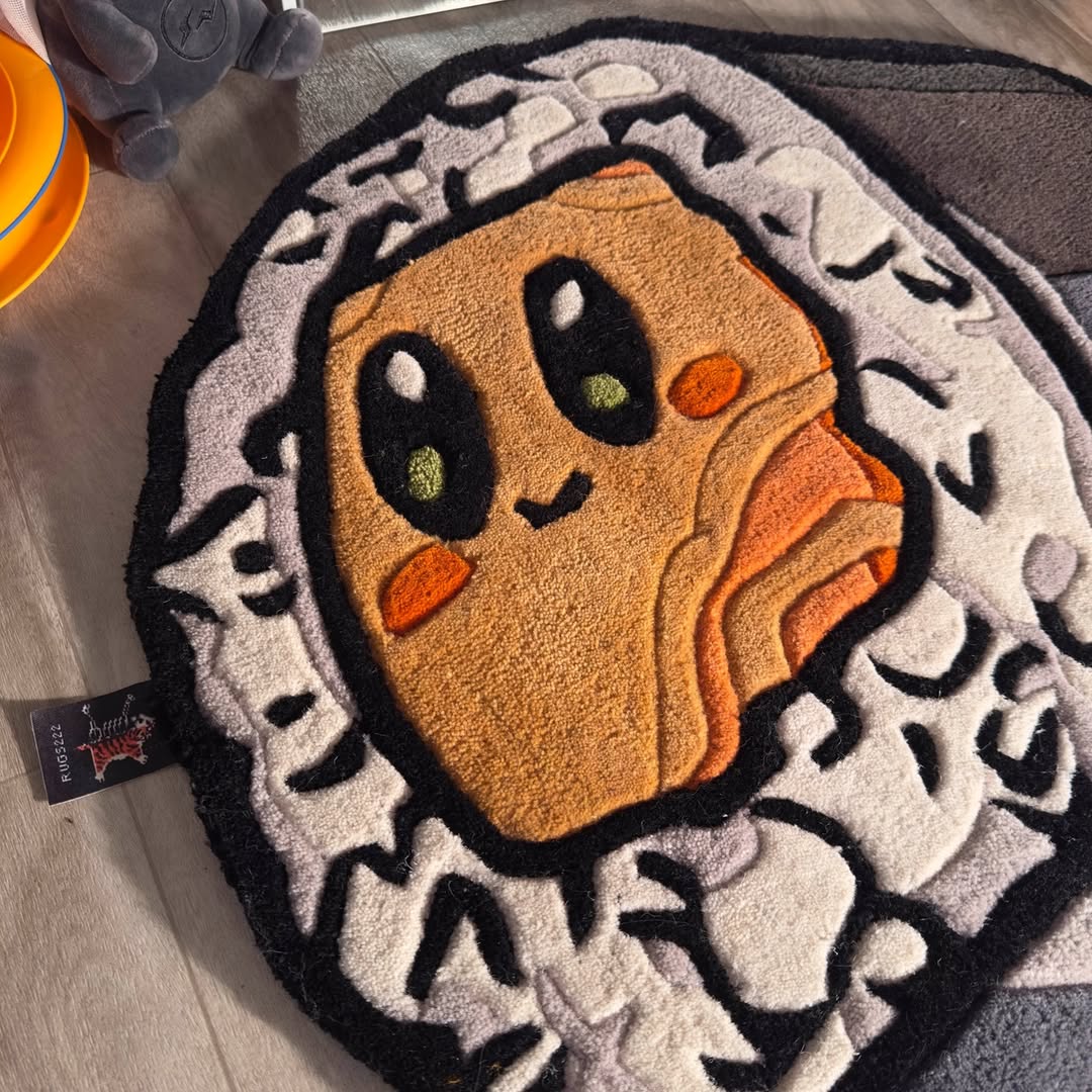 Custom Cute Salmon Sushi Rug – Cute Japanese Food Carpet for Anime Lovers, Home Decor & Gamers