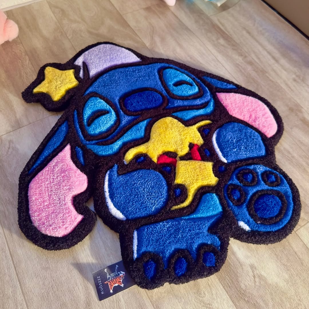 Custom Stitch Rug – Lilo & Stitch Disney Carpet for Fans, Gamers & Collectors