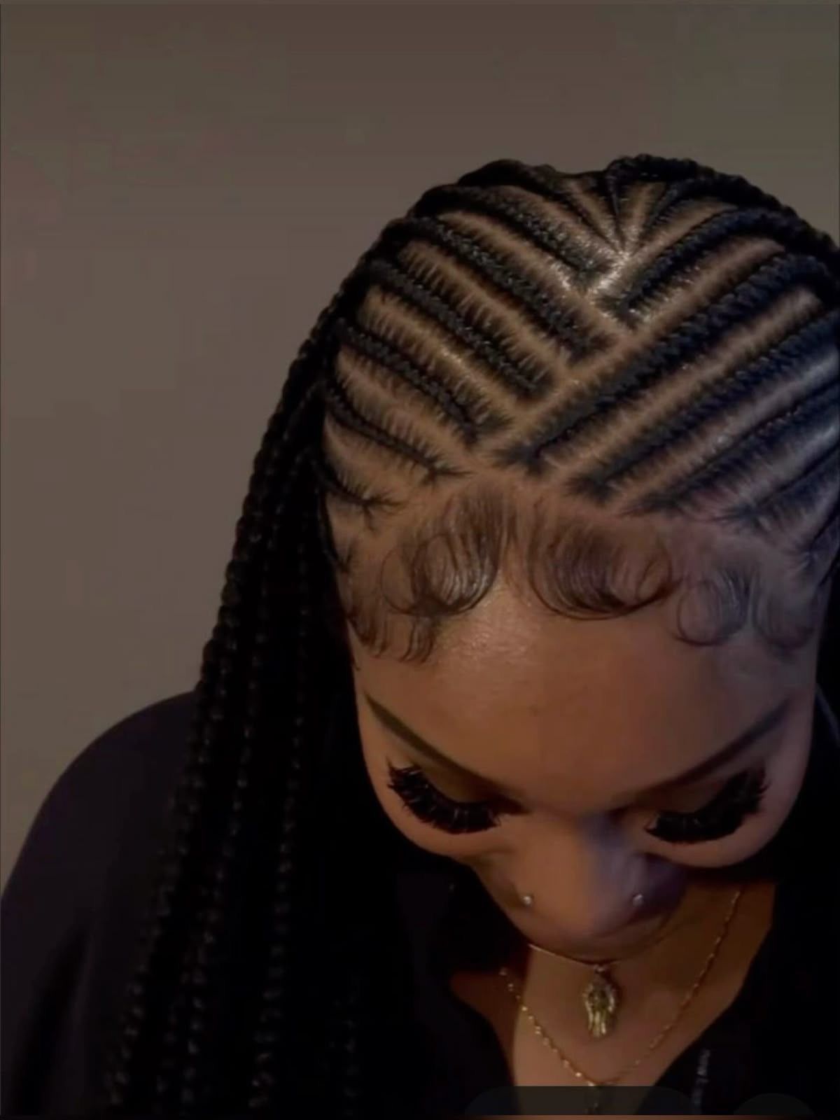 Small fulani braids