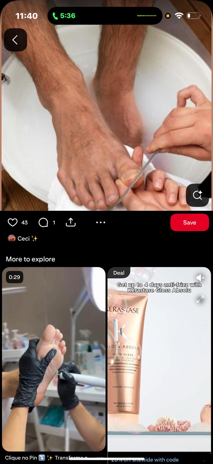 PEDICURA HOMBRE 