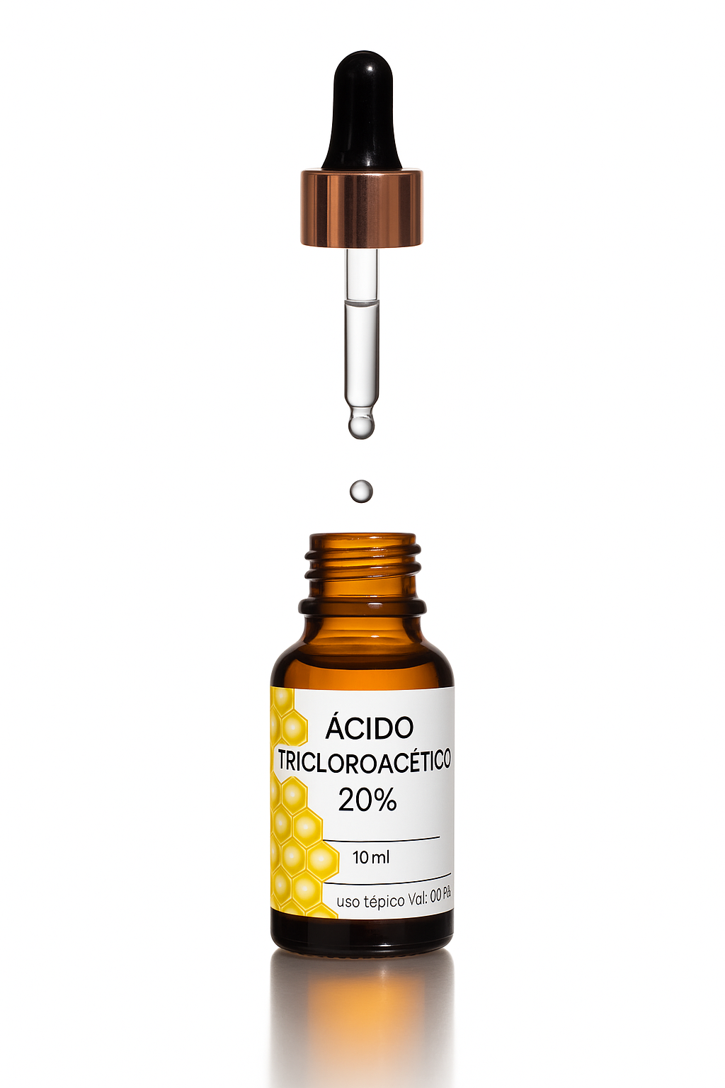 Ácido Tricloroacético 20% 10ml + Ebook passo a passo para Aplicação