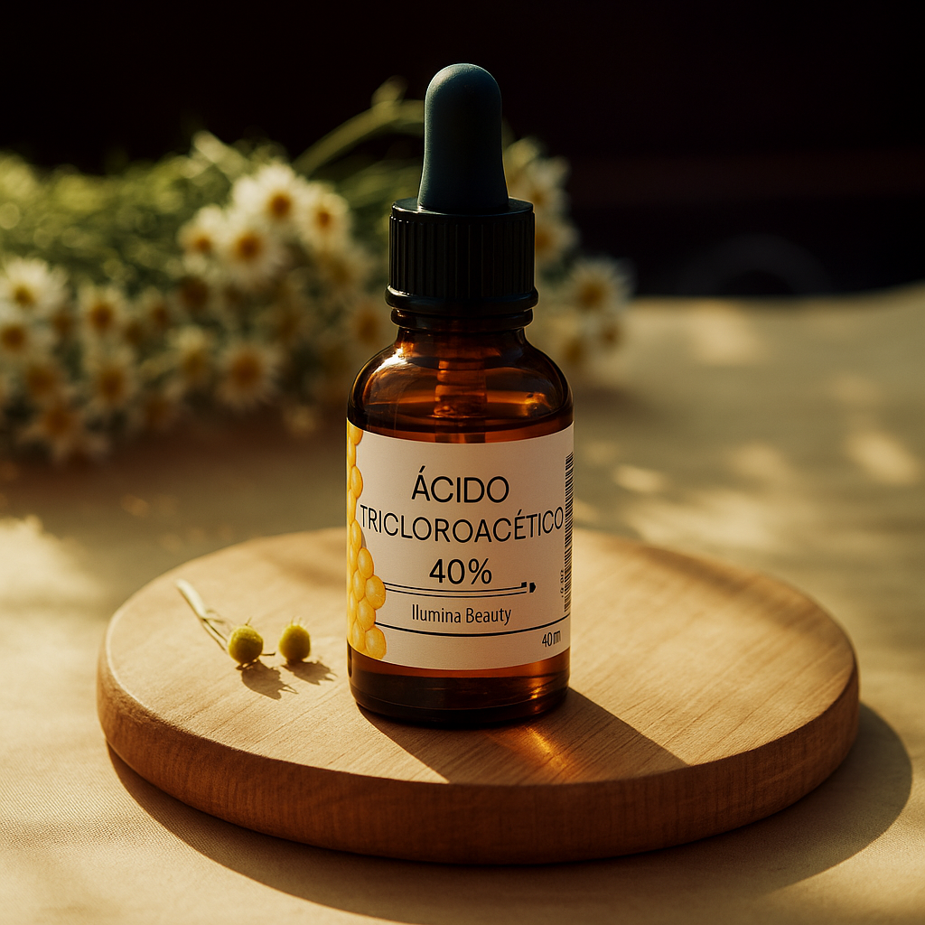 Ácido Tricloroacético 40% 10ml + Ebook passo a passo para Aplicação 