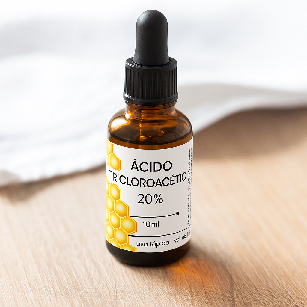Ácido Tricloroacético 20% 10ml + Ebook passo a passo para Aplicação