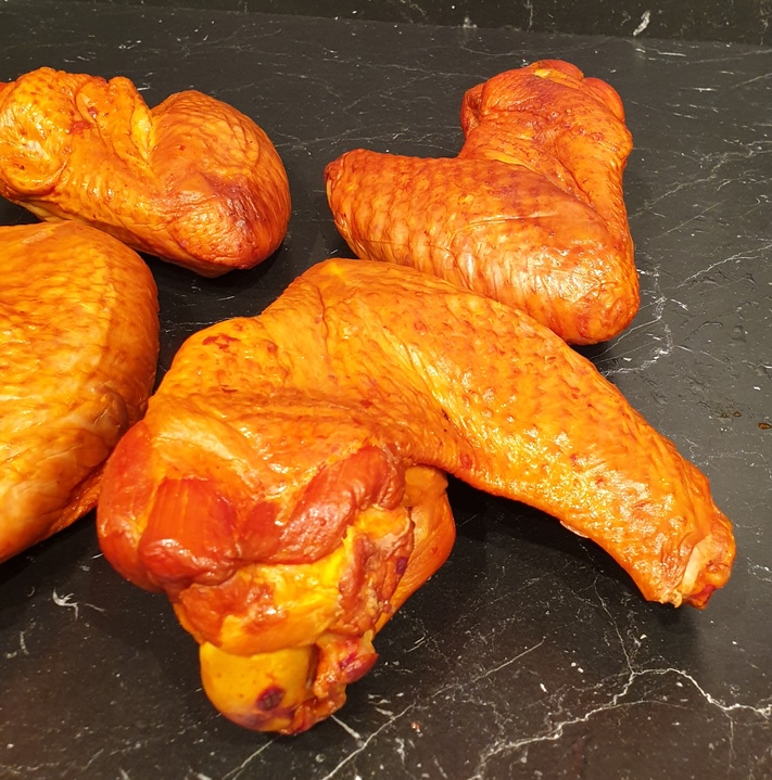 Aile de poulet fumé
