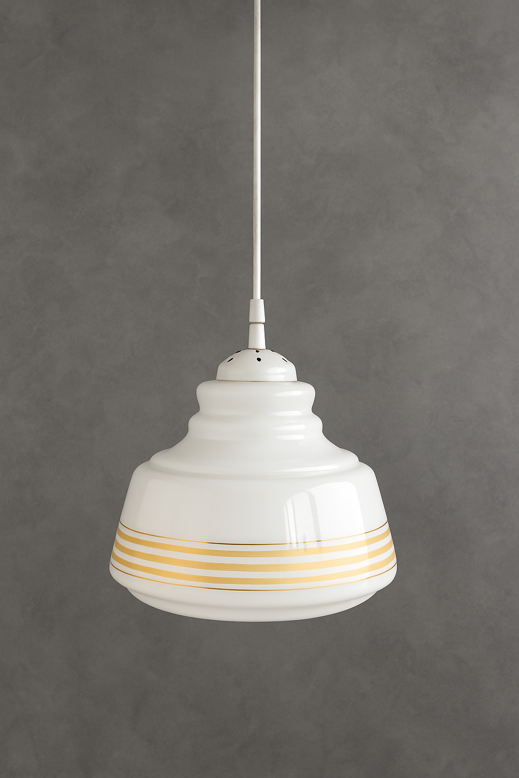 Szklana lampa wisząca