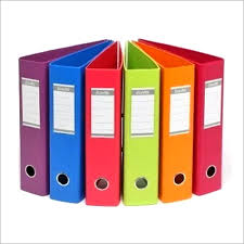 Colorful Lever Arch Files