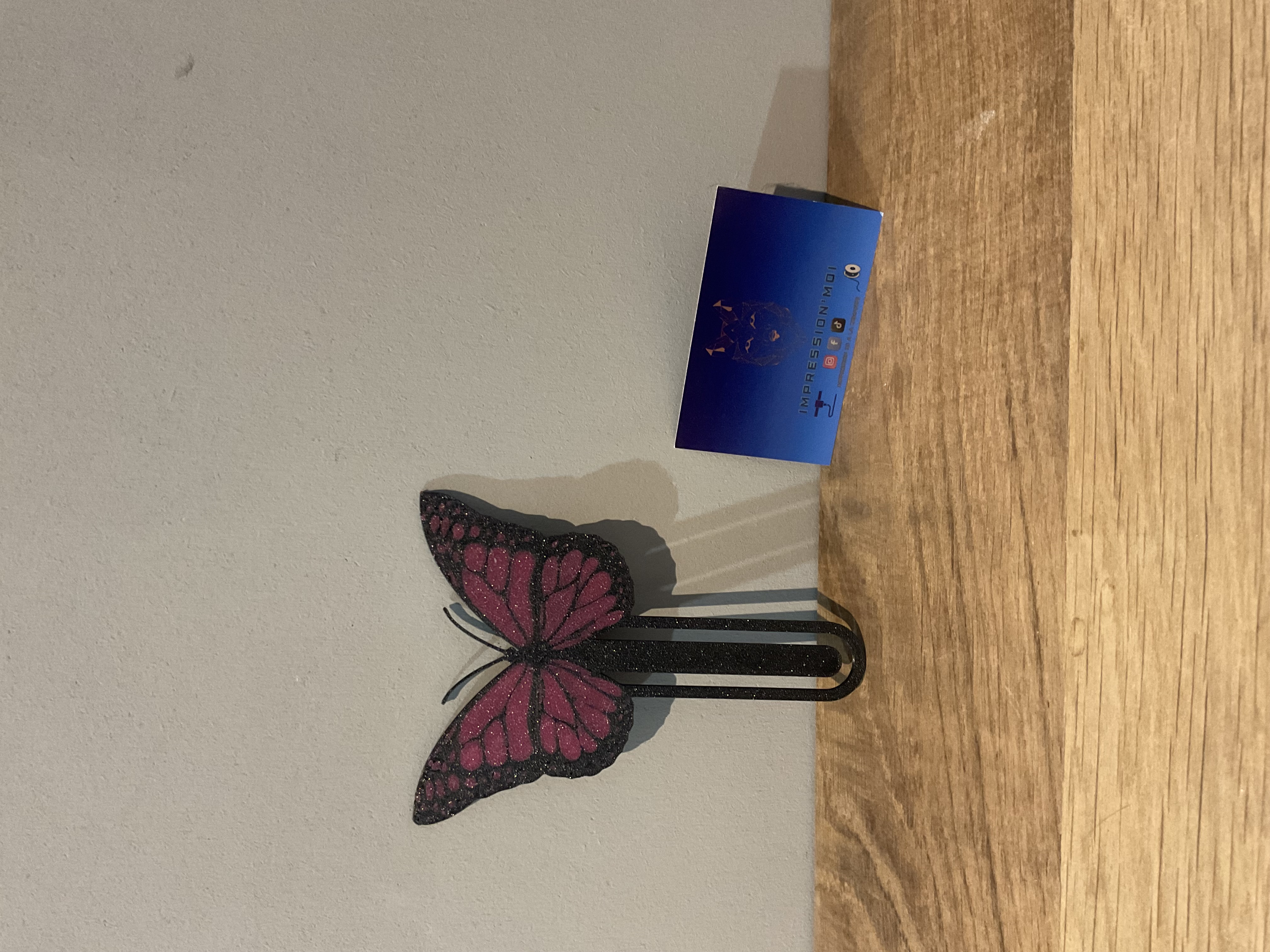 🦋 Marque-page papillon 3D – élégant et original