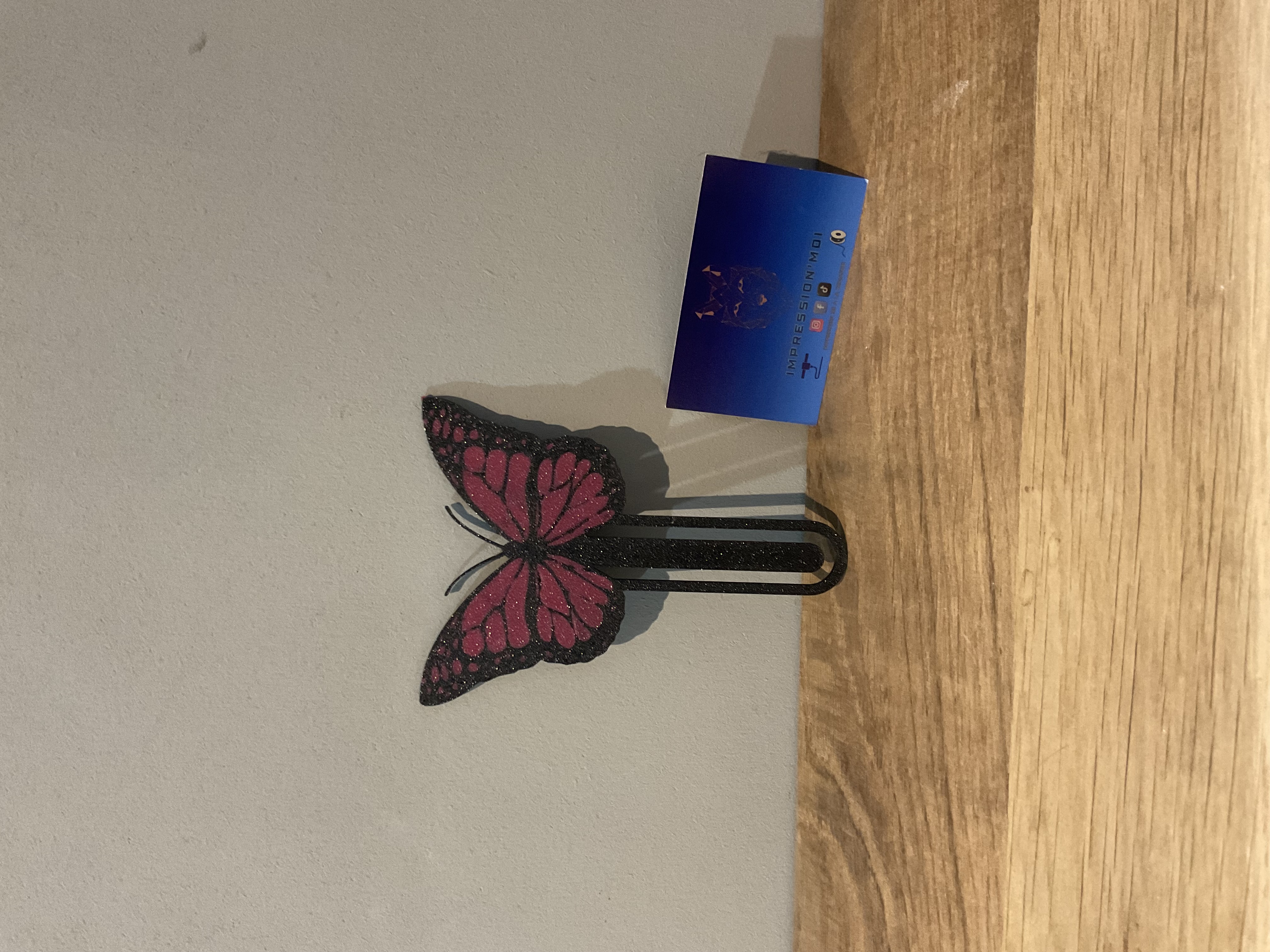 🦋 Marque-page papillon 3D – élégant et original
