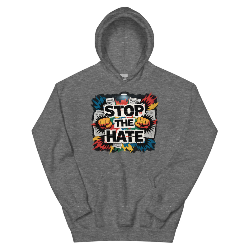 Stop The Hate Hoodie – Bold Anti-Hate Streetwear Statement