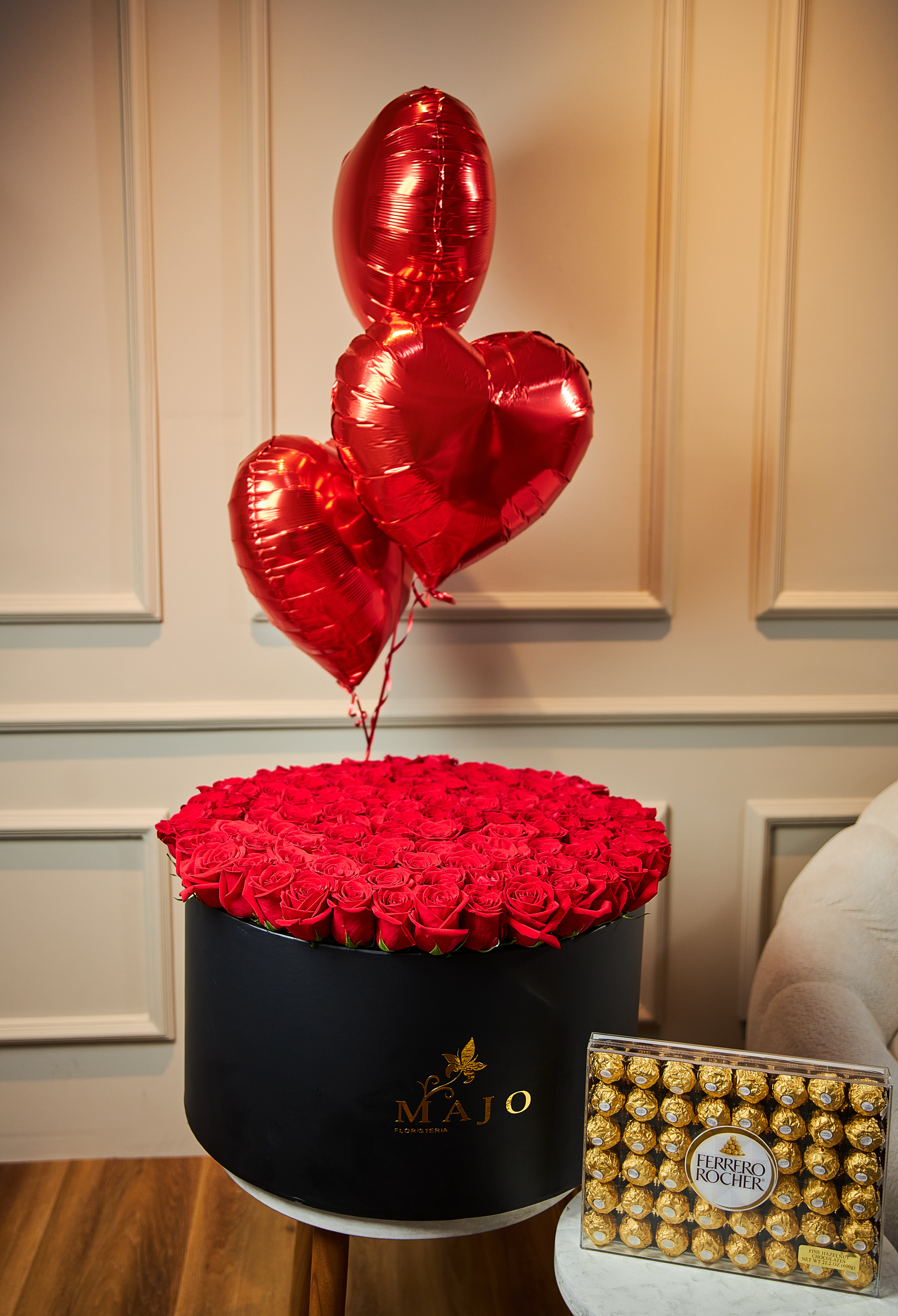 Cilindro luxury XL 🌹 - Floristería Majo Pereira