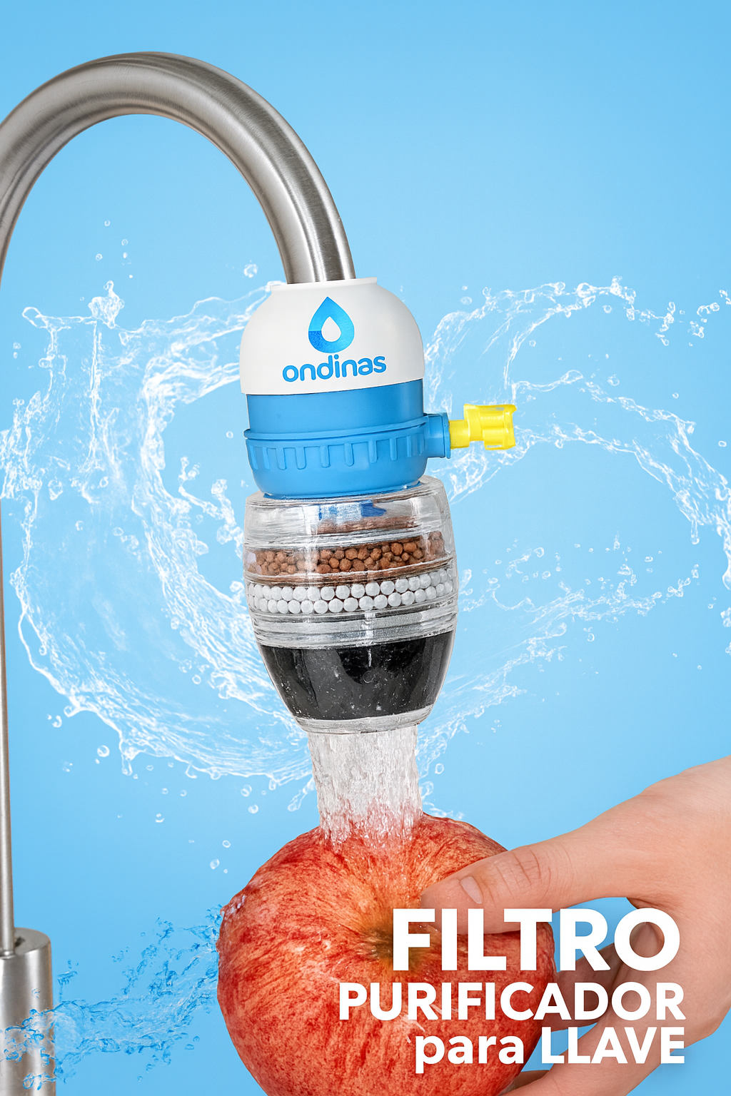 Filtro Purificador para Llave de Cocina – Ondinas