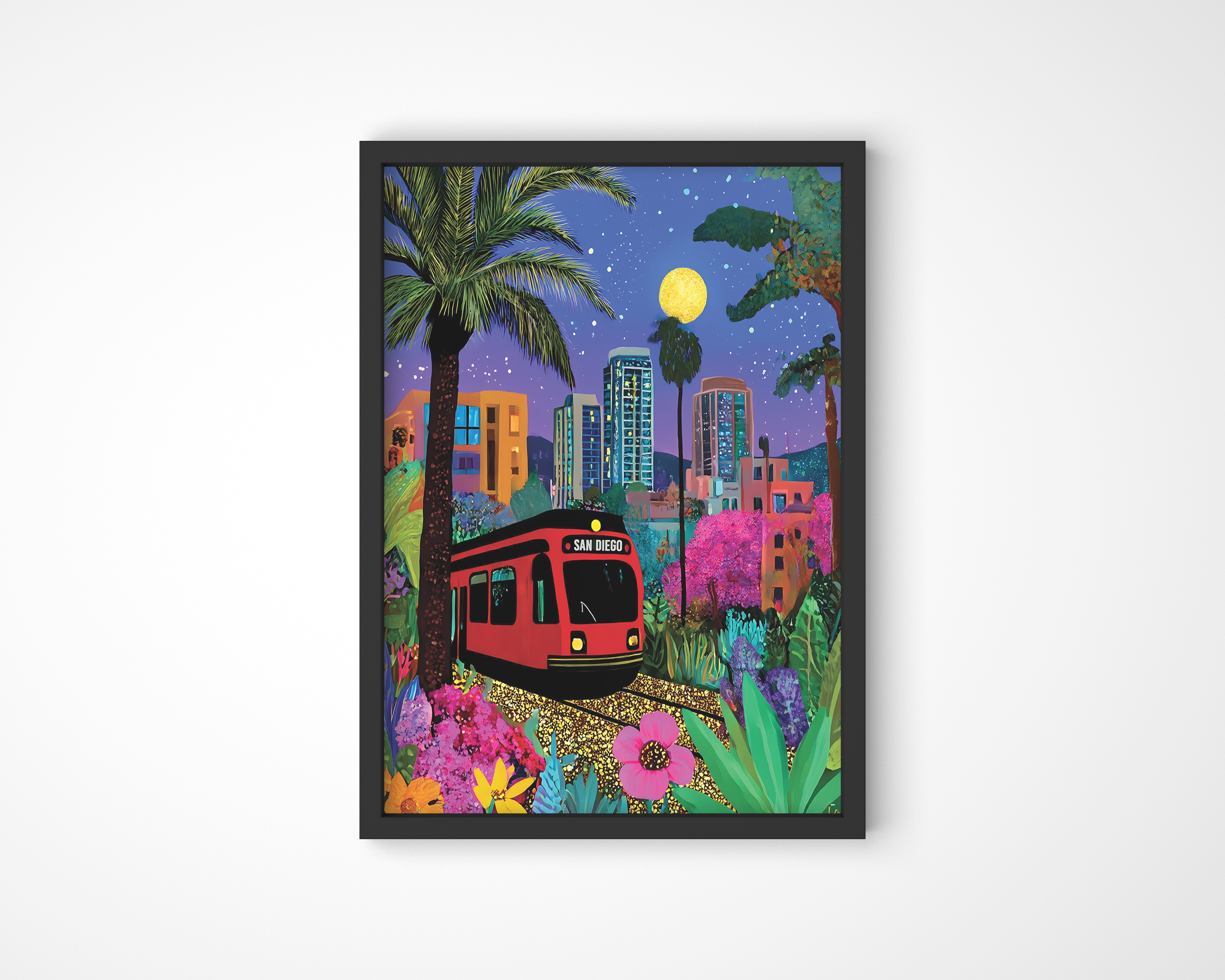 San Diego Cityscape Art Print