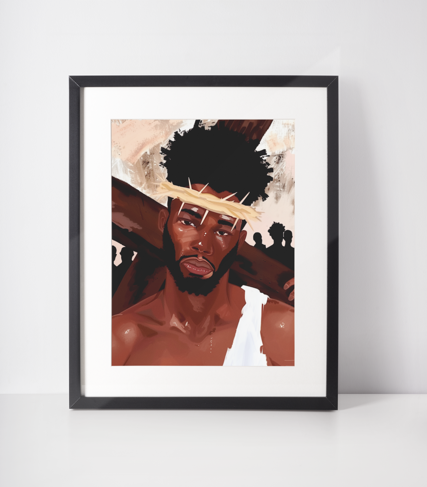 Modern Abstract Portrait Art Print