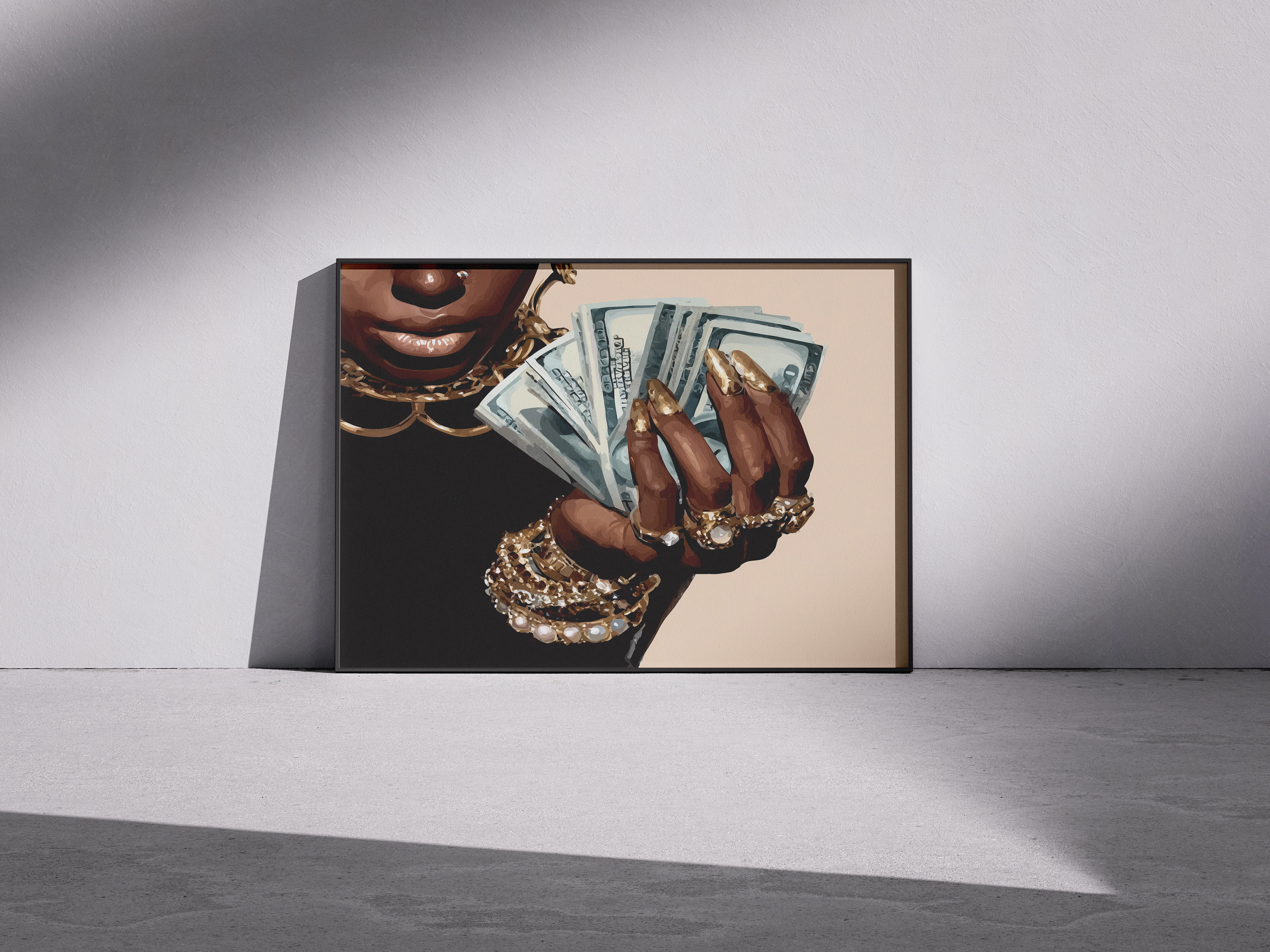 Luxury Art Print: Glamour & Wealth