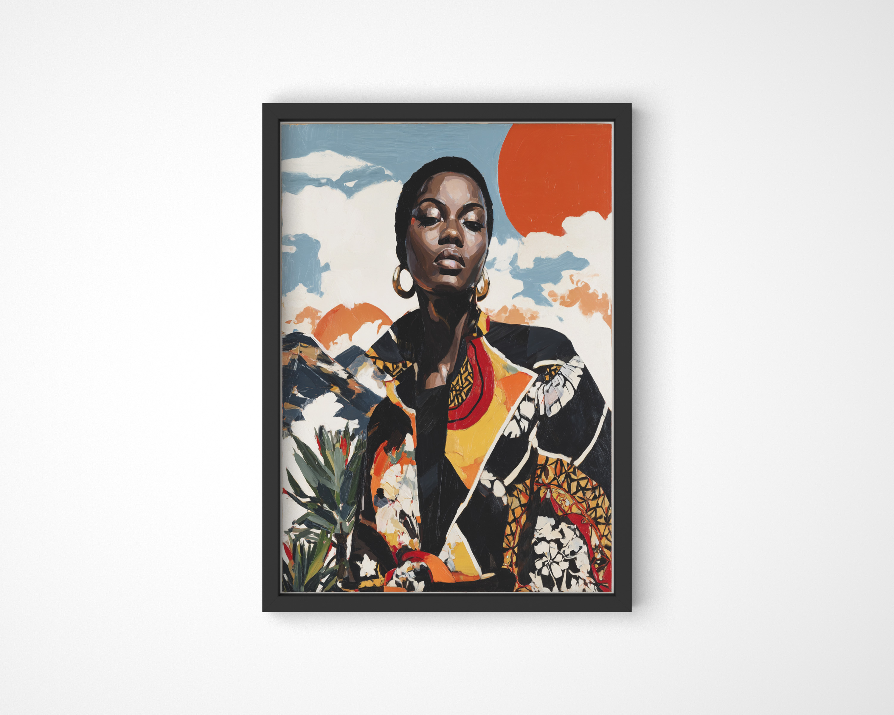 Abstract Afrocentric Wall Art