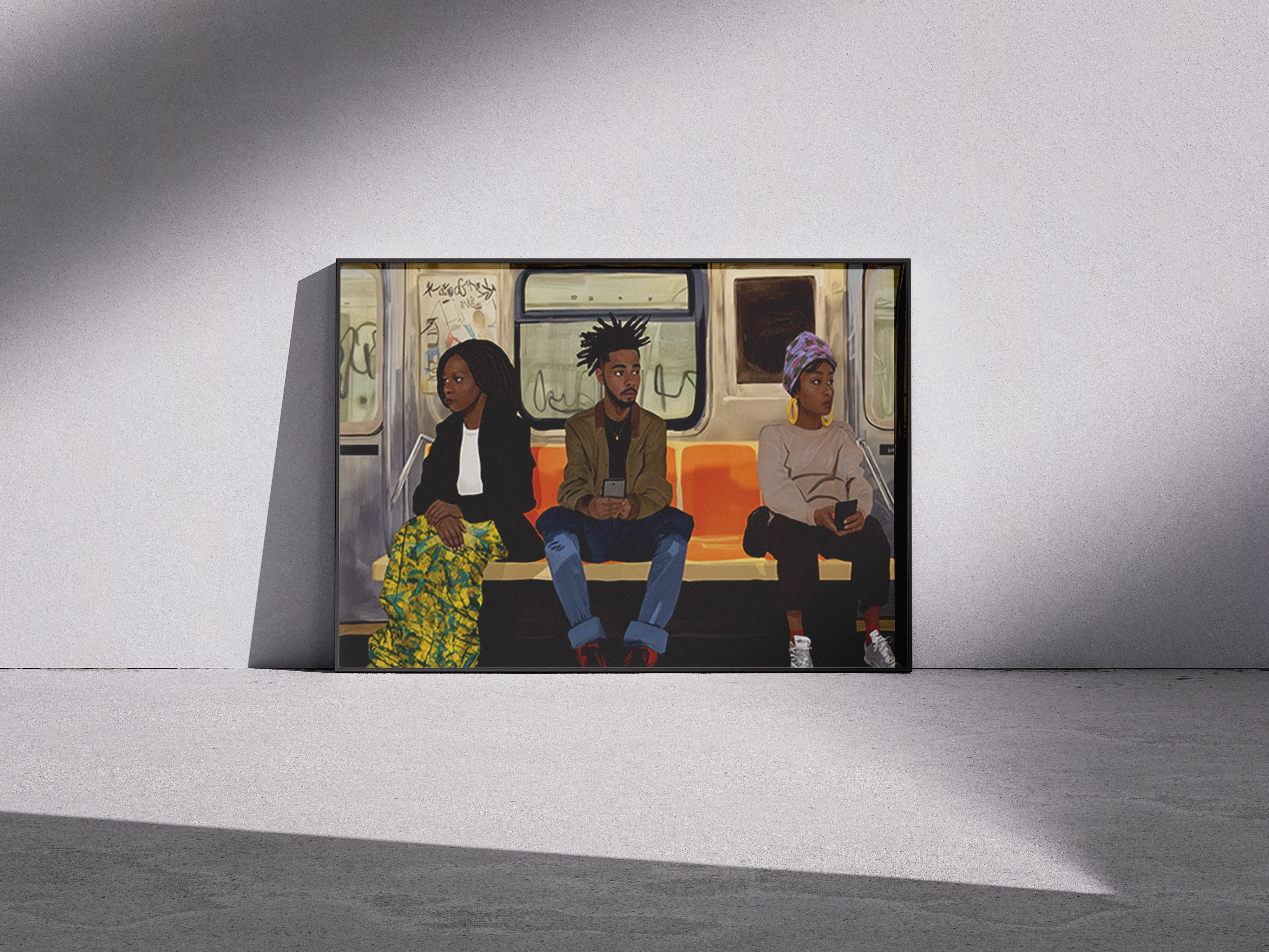 Urban Commuters Wall Art