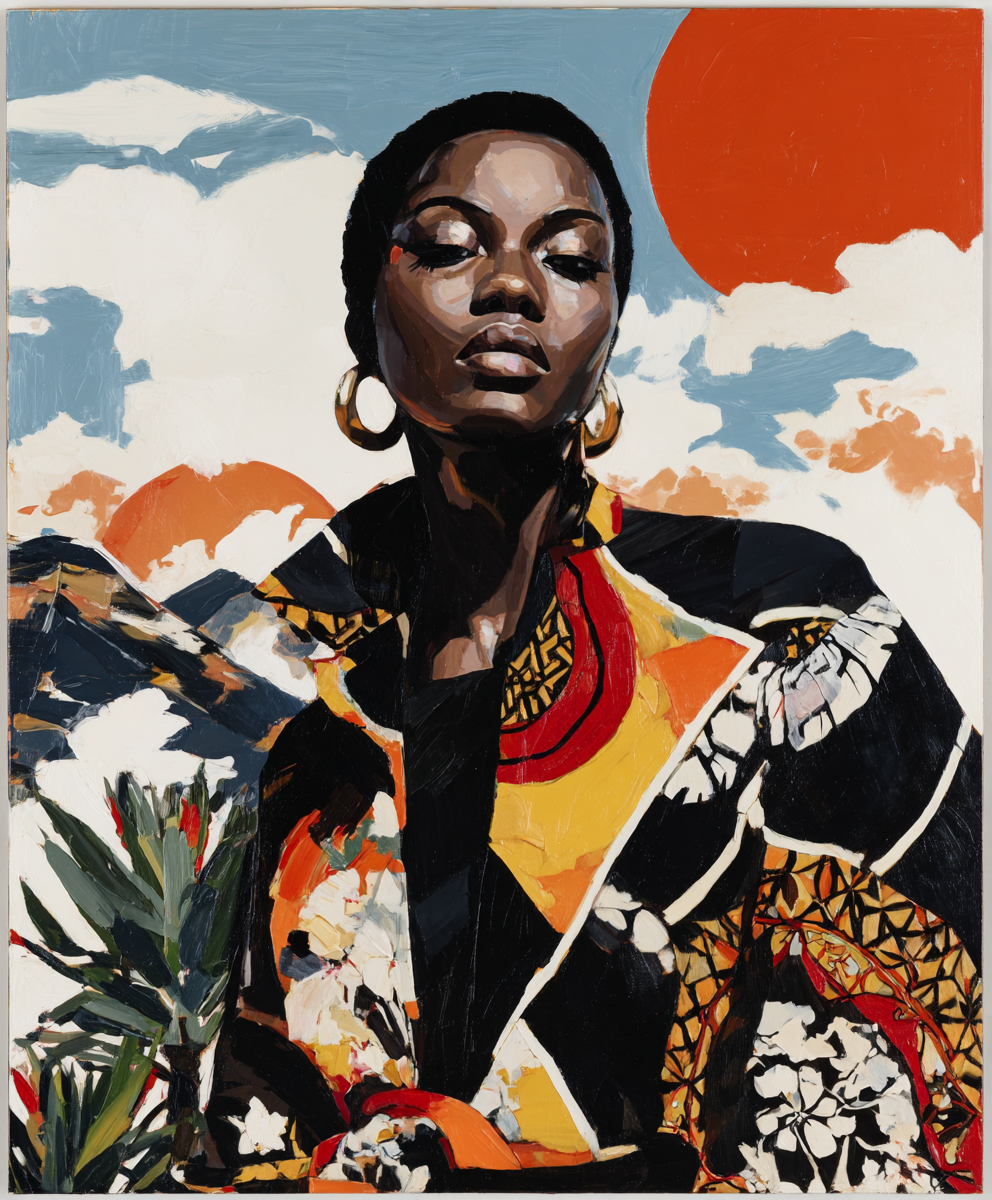 Abstract Afrocentric Wall Art