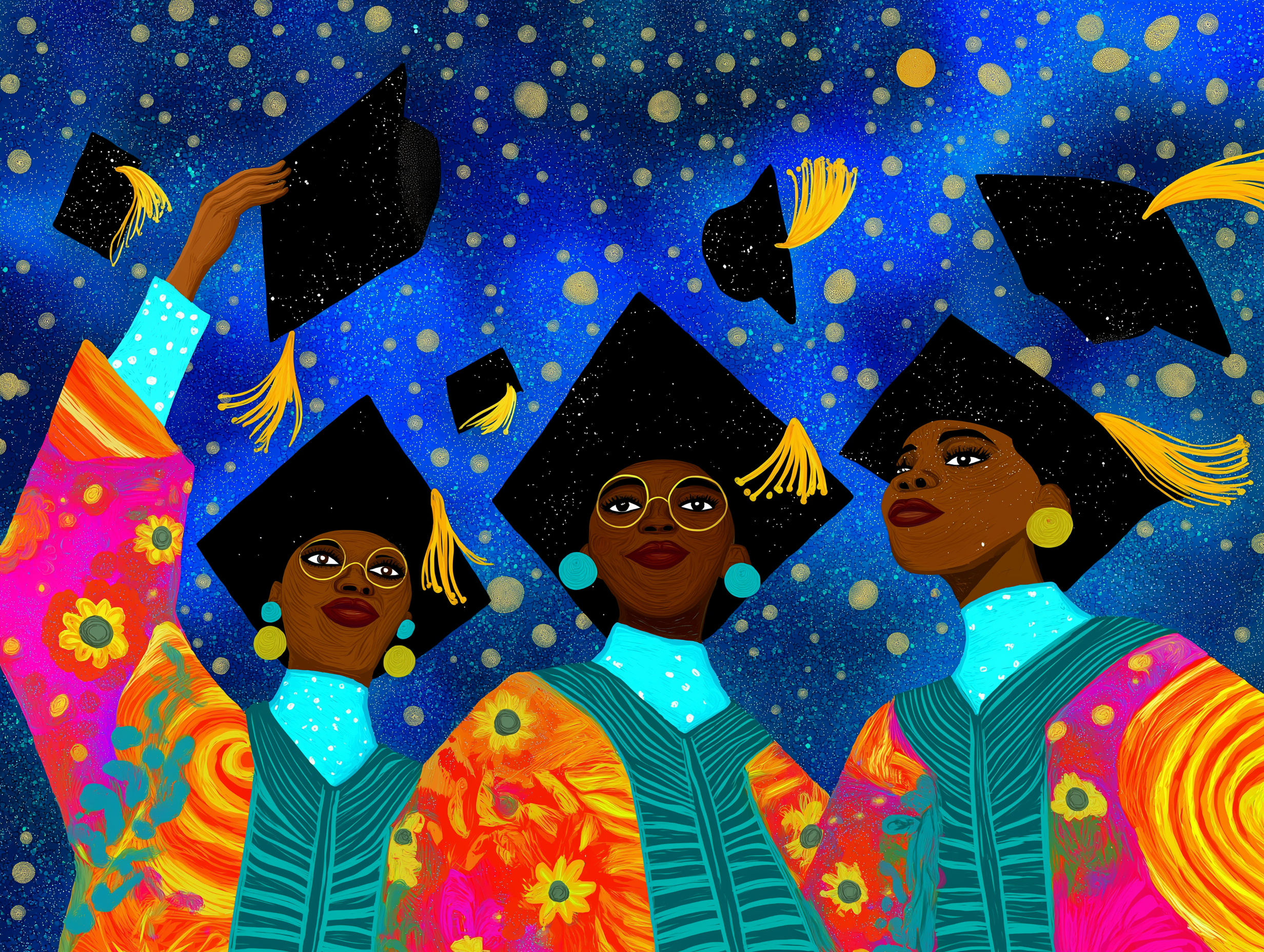 Graduation Celebration Art Print