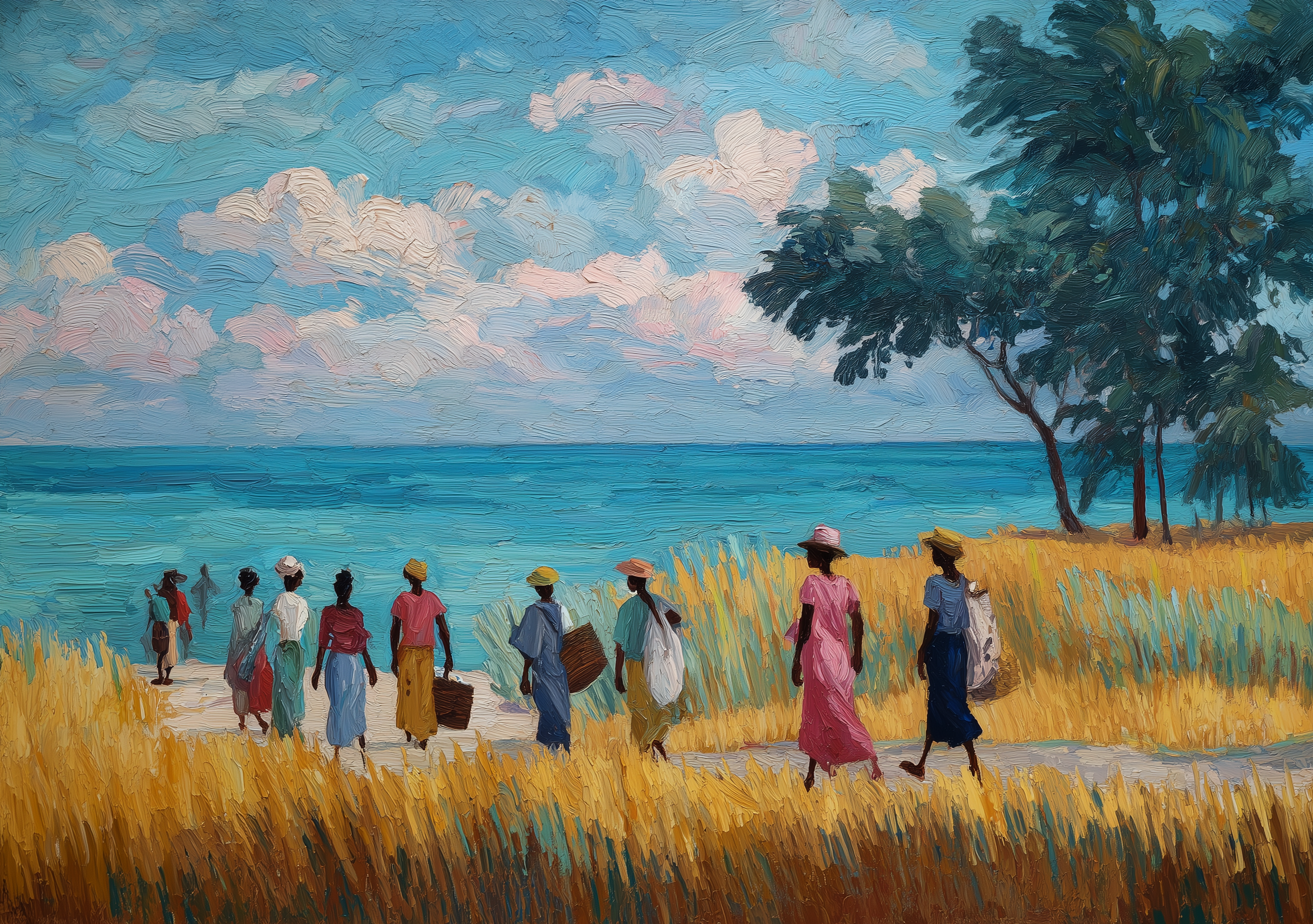 Landscape Painting with Figures