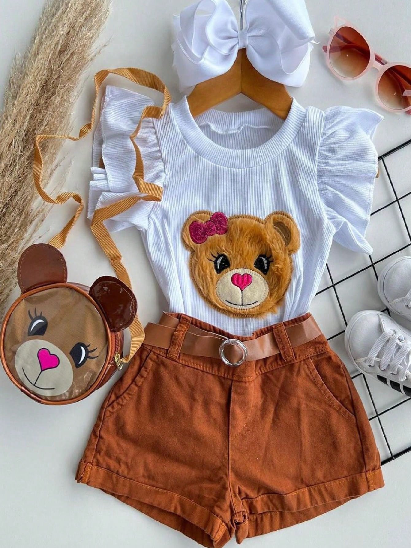 Conjunto infantil ursinha