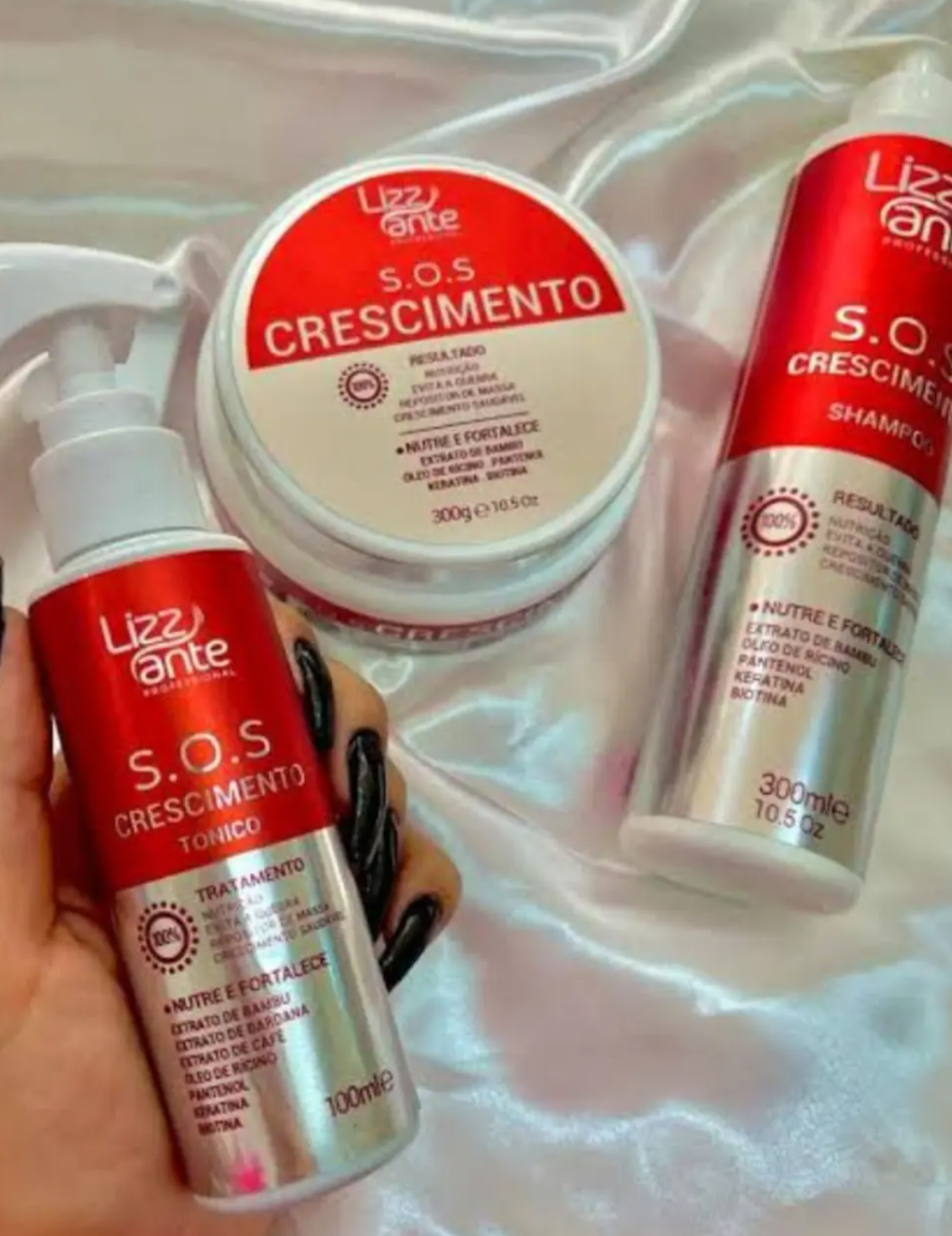 Kit Lizz Ante S.O.S Crescimento