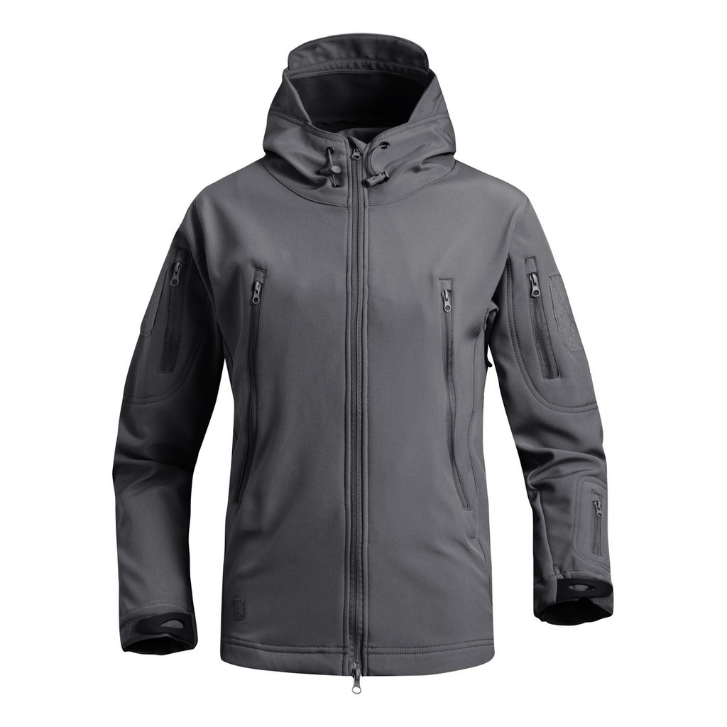 🔝 JAQUETA TÁTICA IMPERMEÁVEL MASCULINA COM PELE MACIA SHARK