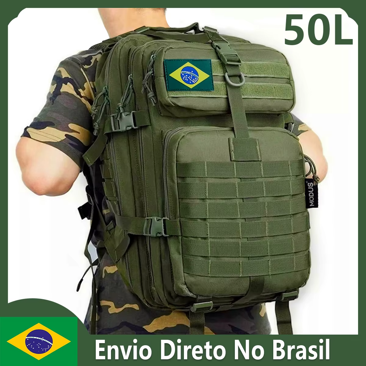 🌟 MOCHILA TÁTICA MILITAR MASCULINA 50L - SUA COMPANHEIRA EM TODAS AS AVENTURAS! 🌟