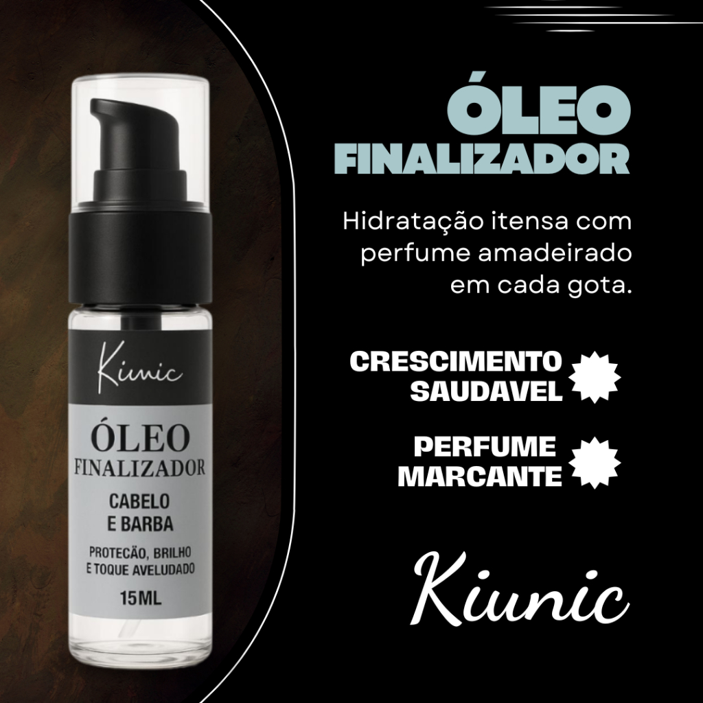 Óleo Finalizador para Cabelo e Barba