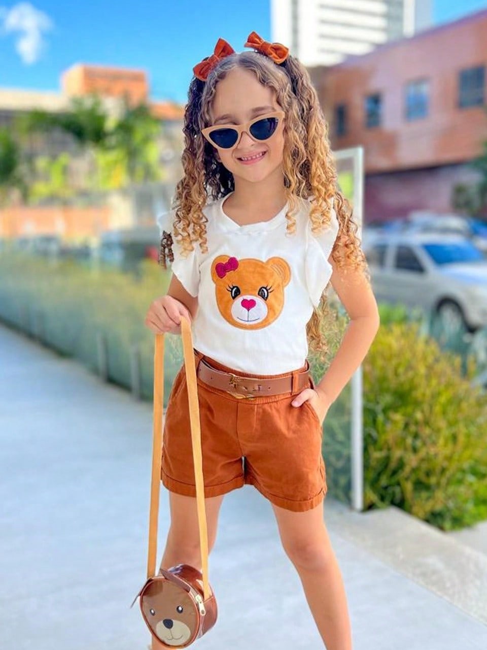 Conjunto infantil ursinha